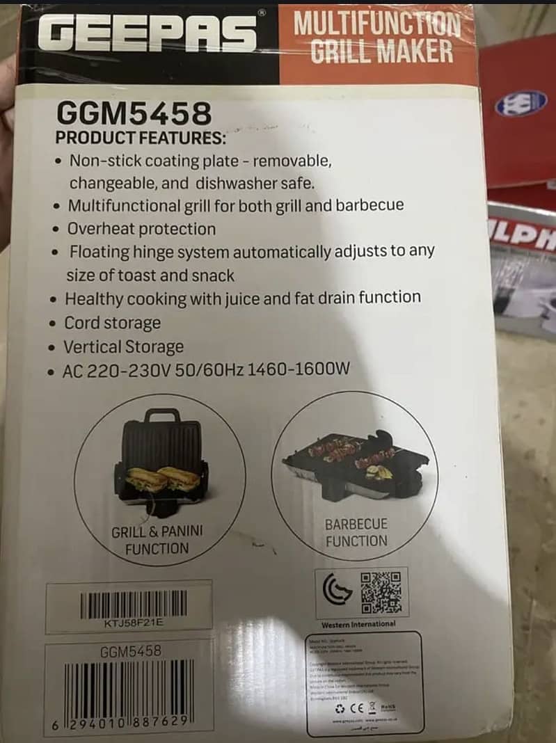 Geepaz grill maker 2