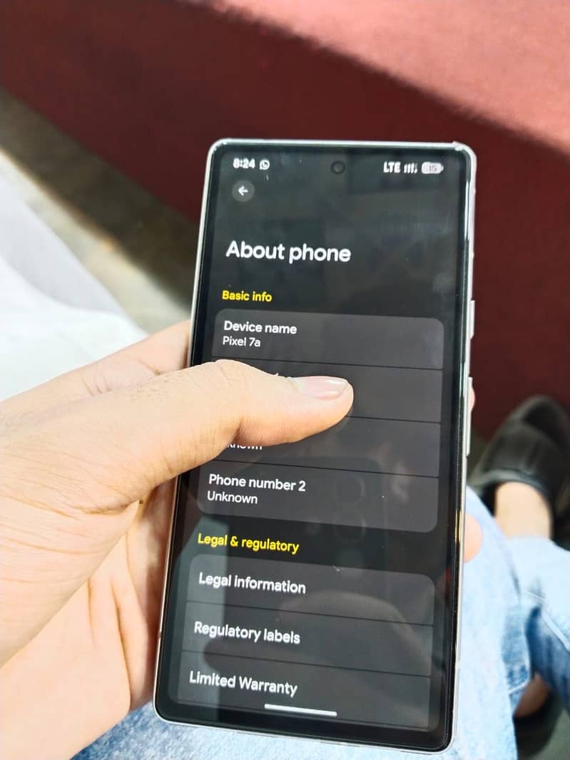 Google Pixel 7a 3