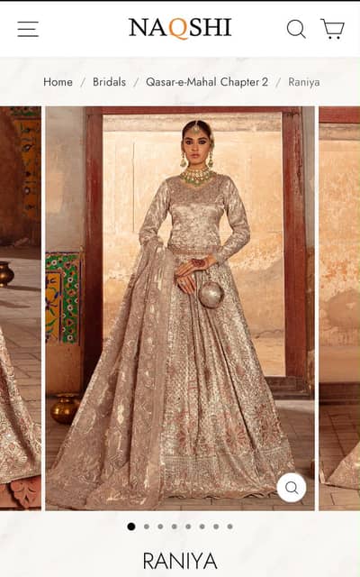 Naqshi Bridal Dress 4pc