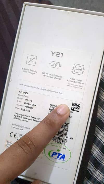 Vivo Y21 phone for sale
