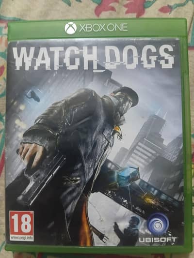 xbox one WATCH DOGS disk