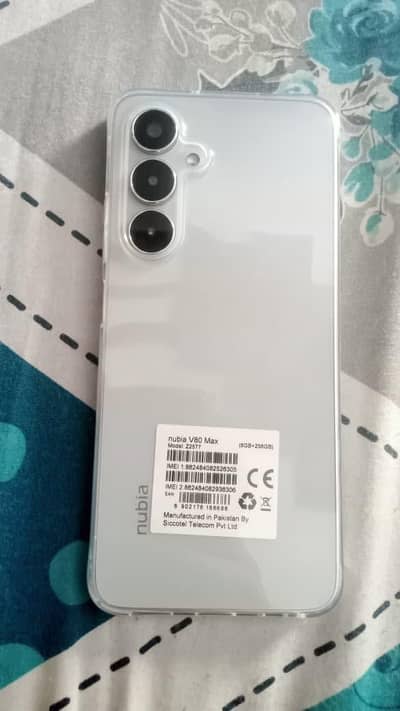 Nubia V80max 8+12ram+256memory brand new open box urgent need a money
