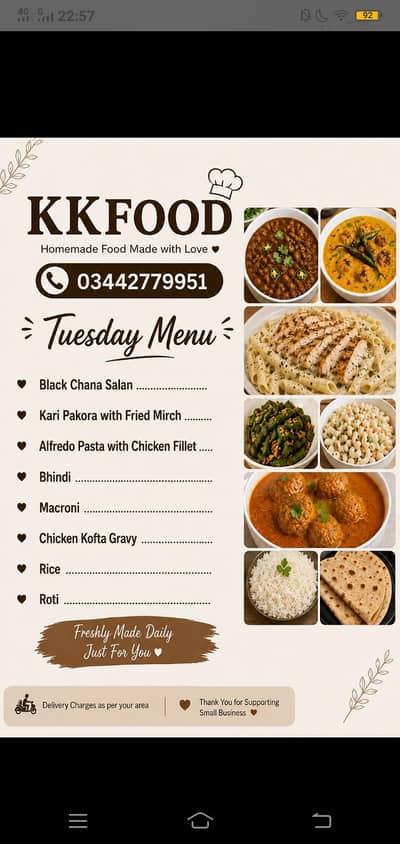 kkfood frozen and ready to eat food