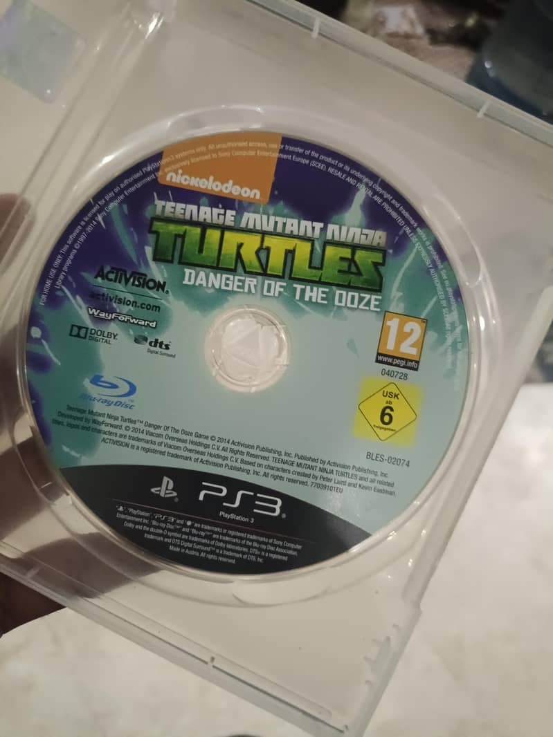 ps3 games disk turtle 0