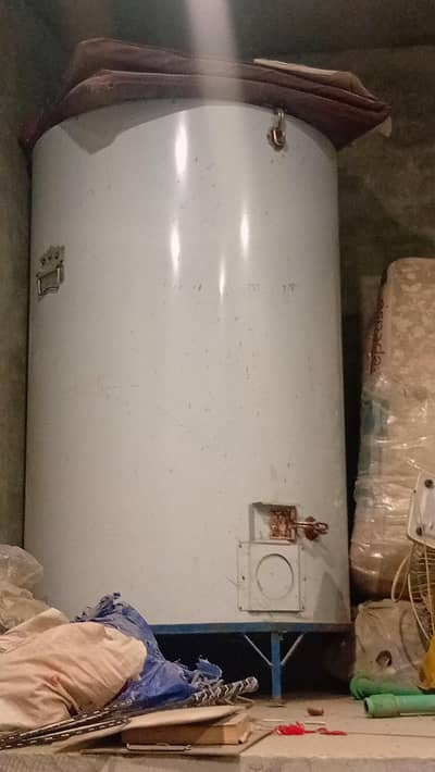 Large Iron Storage Drum / Grain Storage Bin with Lid