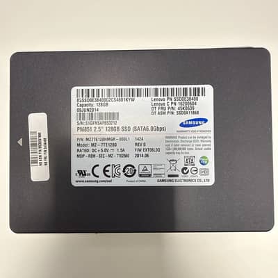 Samsung 128gb ssd hard