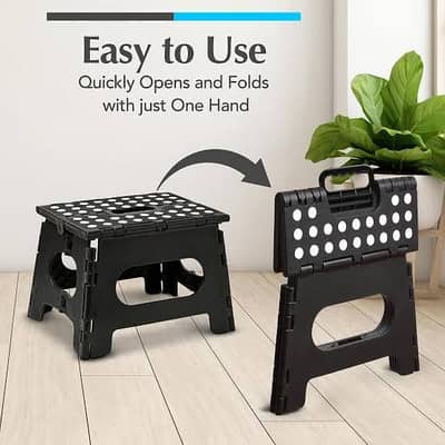 Brand New Folding Step Stool | Premium Quality Plastic Stool