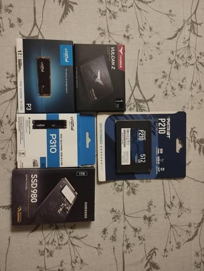 M. 2 NVME and SATA SSD