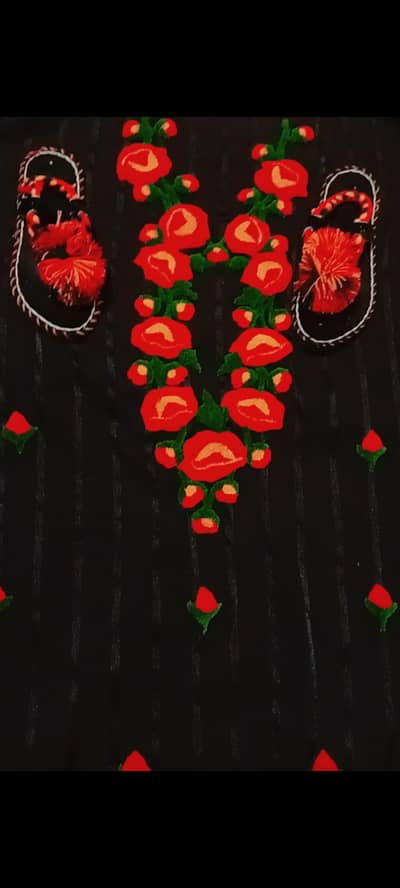 Fancy Unstitched Karhai Suit Urgent Sale