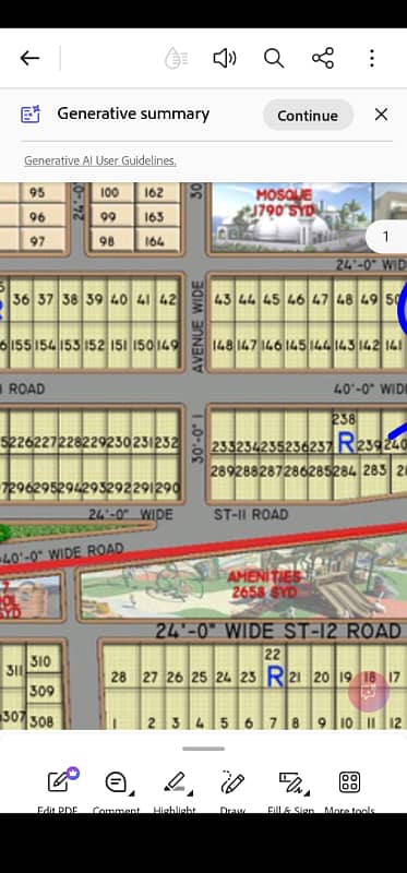 120 Gaz 40 Ft Road Corner plot In Sector N For Sale