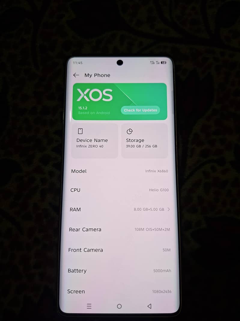 Infinix Zero 40 0