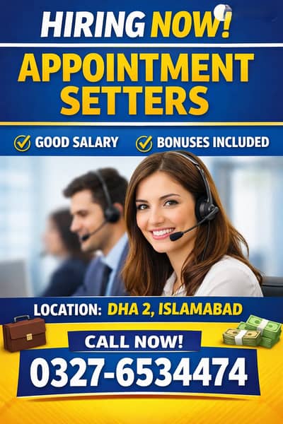 Hiring: Appointment Setter Cold Calling