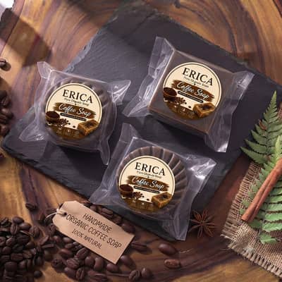 Pure Organic Coffee Soap | 100% Natural Skin Whitening & Glowing Soap