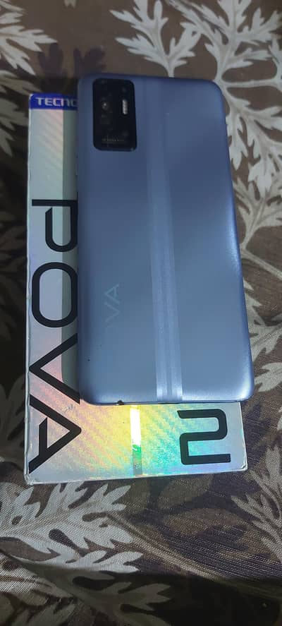 TECHNO POVA2 6GB 128GB  GLASS BREAK DUAL SIM WITH BOX 03261271600
