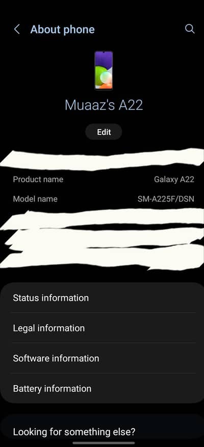 Samsung Mobile A22