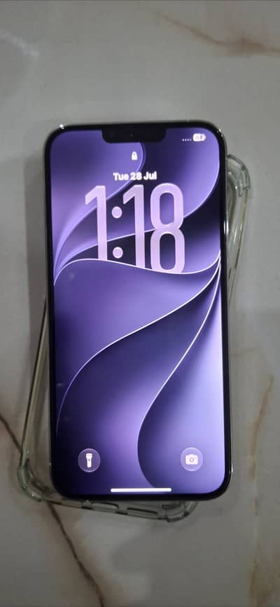iPhone 13 Pro Max 512GB Silver/White | PTA Approved | 98% Health - Min