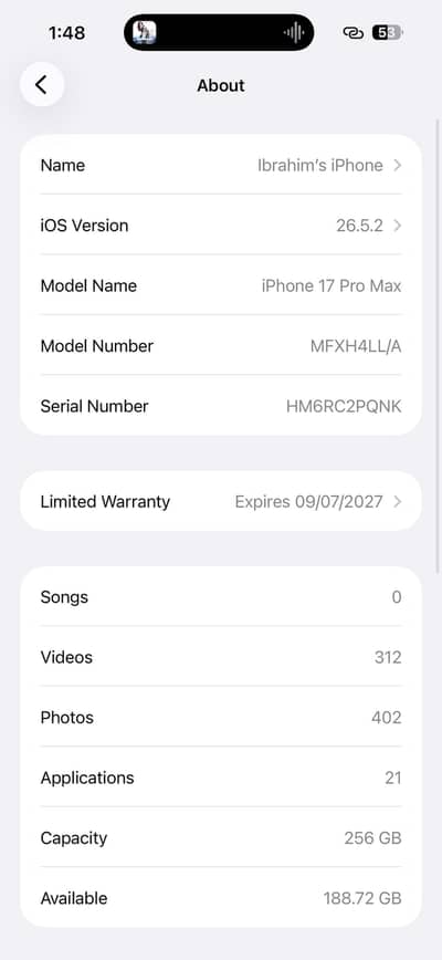 Apple iPhone 17 Pro Max