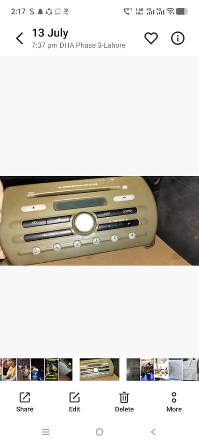 alto 660cc audio/CD player