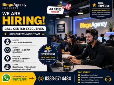 Experienced Call Center Agents Required – Final Expanse USA Campaign