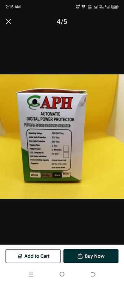 Muhafiz Automatic Voltage Protector 6 months warranty