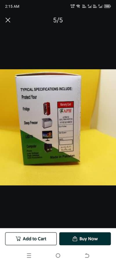 Muhafiz Automatic Voltage Protector 6 months warranty