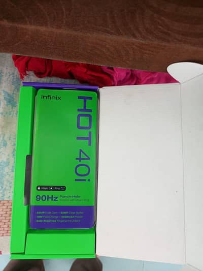 Infinix Hot40i 8+8 ram 128gb