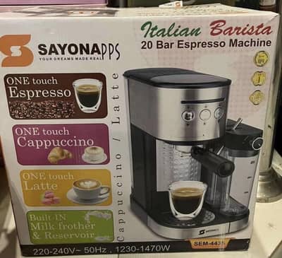 20 bar espresso machine