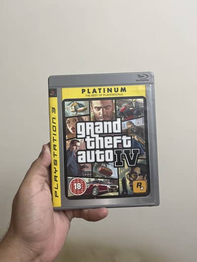 Gta 4 ps3 game cd disk