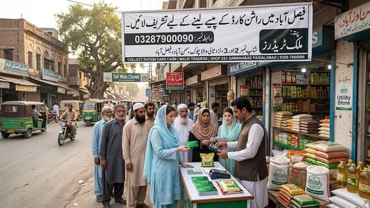 Rashan Card sy paisy lain
