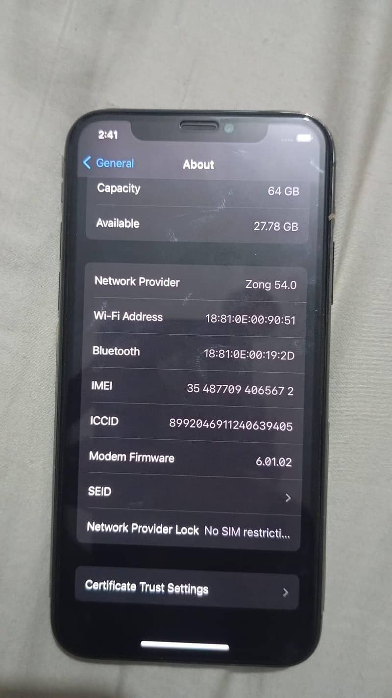Apple iPhone X 5