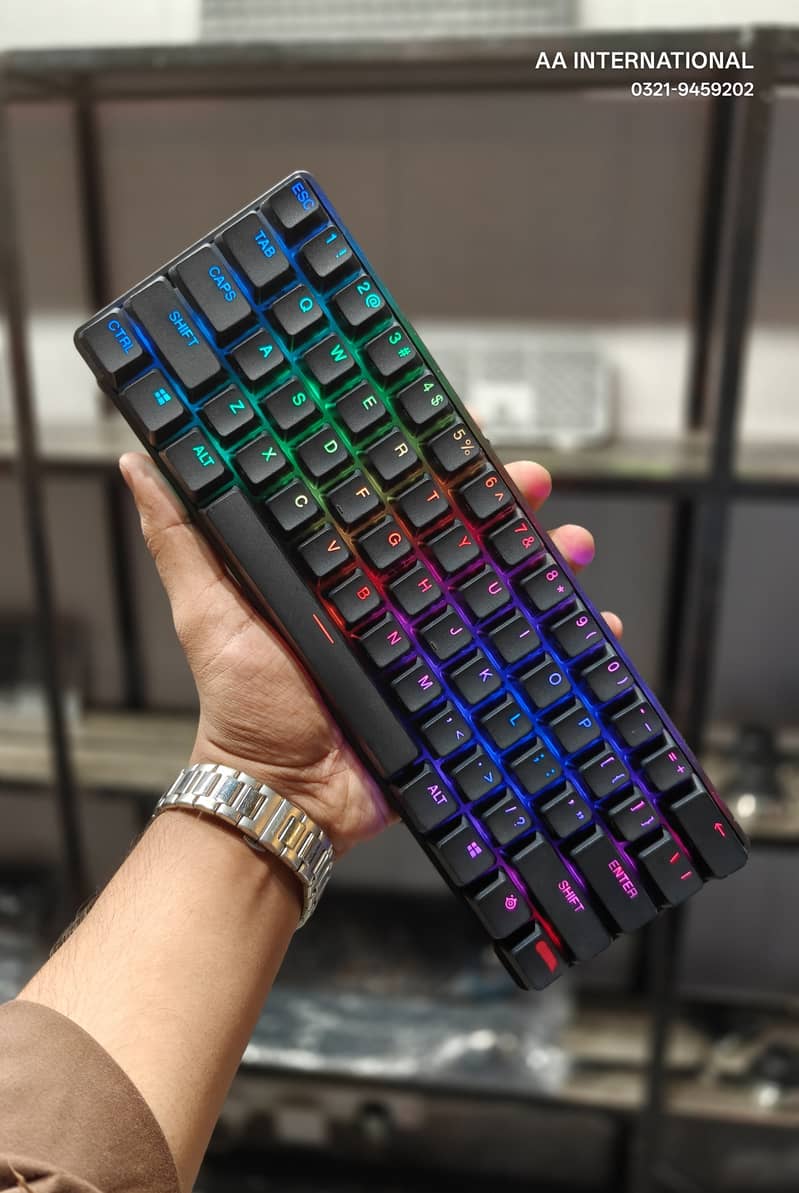 SteelSeries Apex Pro Mini Wireless 60% Mechanical Gaming Keyboard 0