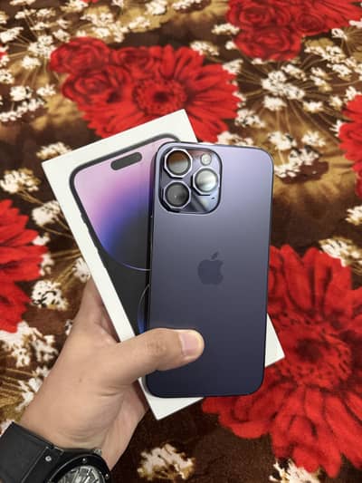 iPhone 14 Pro Max pta approved dual sim 128gb complete box