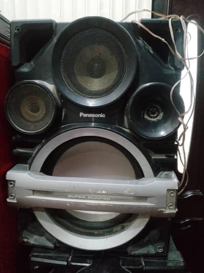 panasonic sound syesten all ok ha boht achi bass or sound ha