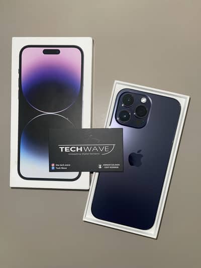iPhone 14 Pro Max 256gb HK Purple PTA approved with box