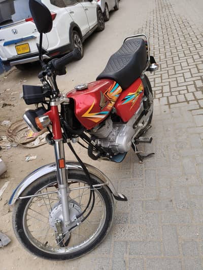 Honda CG 125 2026 Model (Red Color)