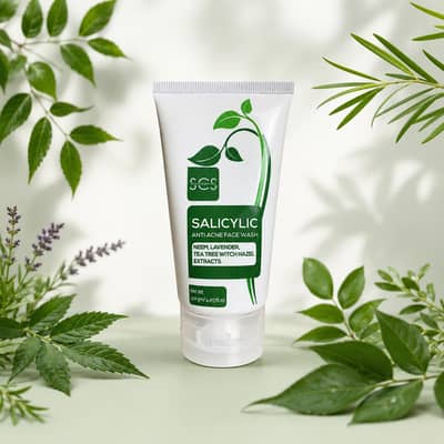 Salicylic Acid, Neem, Tea Tree, Lavender, and Witch Hazel Extracts,