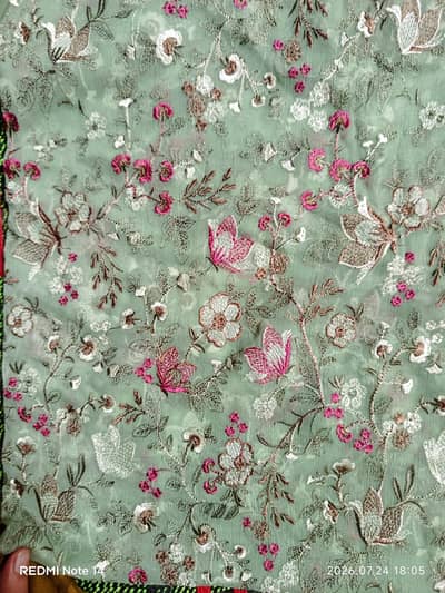breeze pure embroided  dress