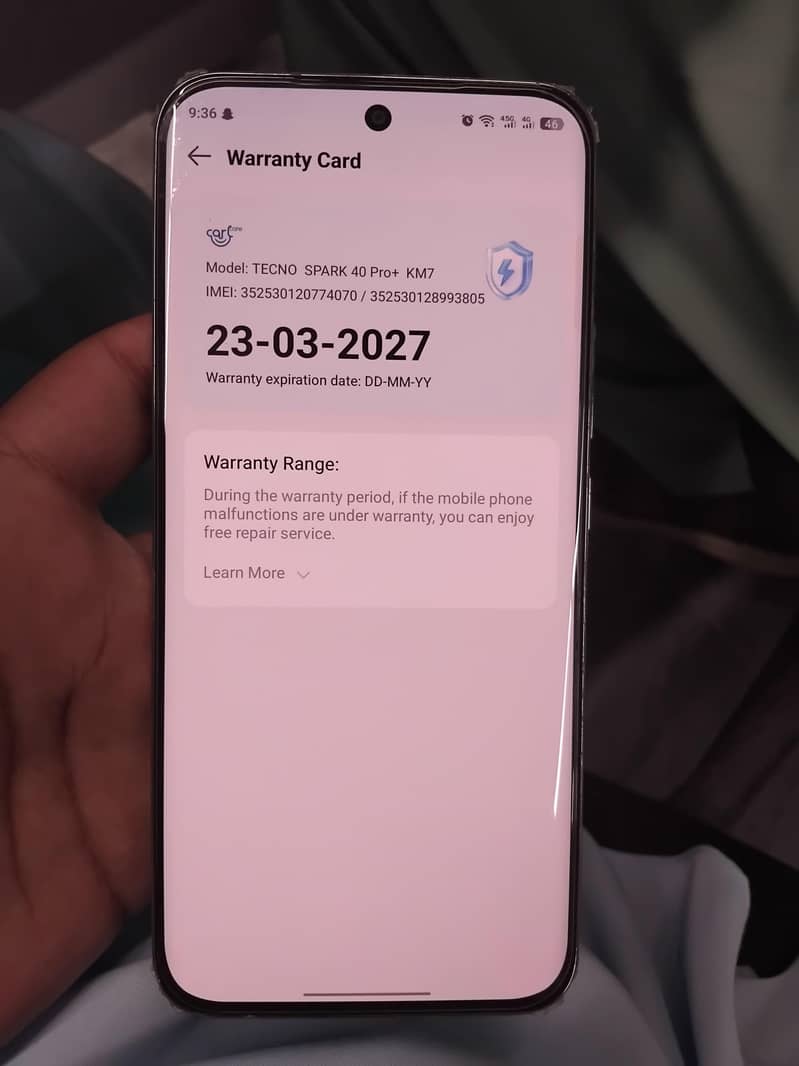 Tecno spark 40 pro plus 7