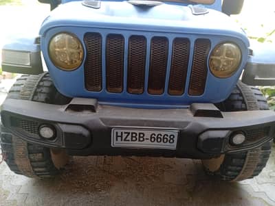 electric jeep with double battery and some other functions
