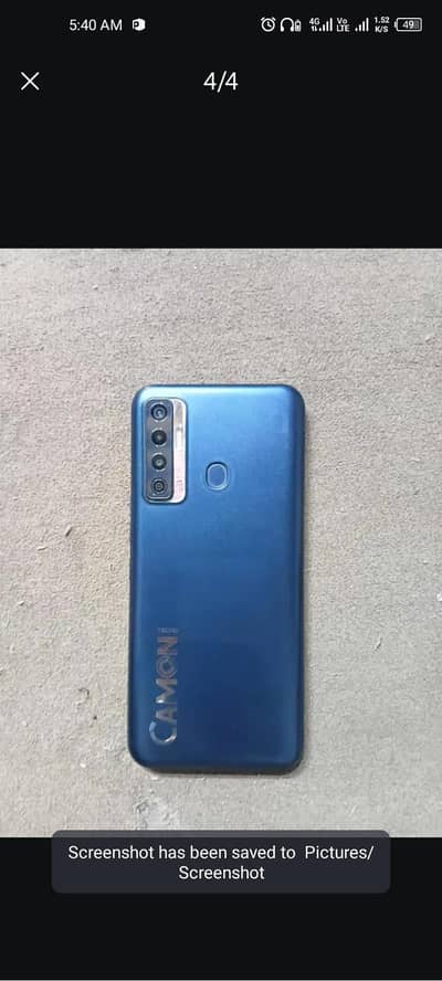 Tecno Camon 17. . . 6 . . 128 memory