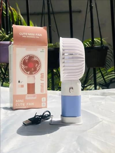 Mini Handable Electric Fan With Mobile Stand