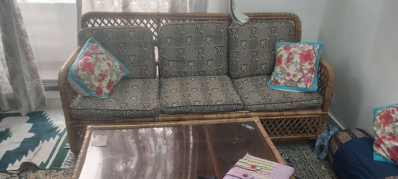 Cane sofa 0