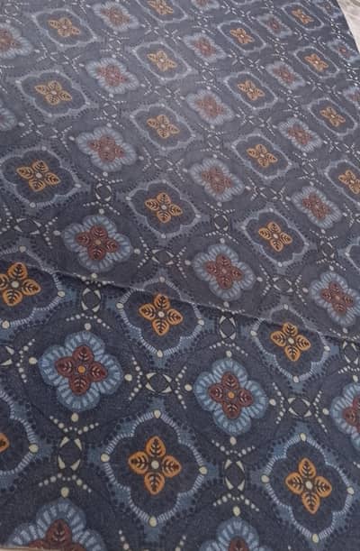 Blue Floral carpet