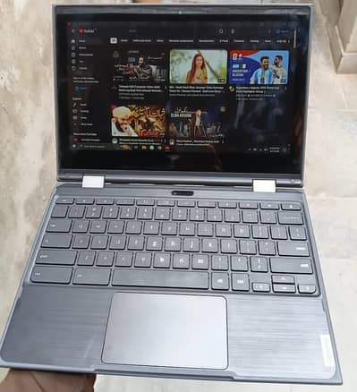 laptop chromebook lenovo 300e x360 urgent sale 10 hours battery backup