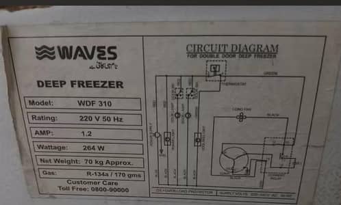 Selling waves deep freezer
