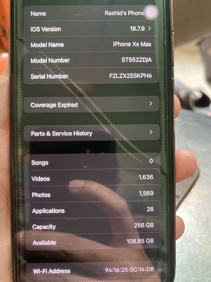 IPhone XS MAX 8