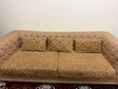 Complete sofa set with 3 tables