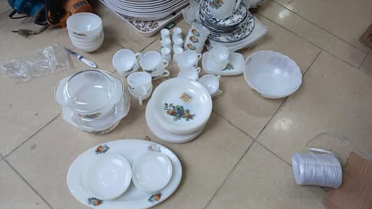 Nashpati Style Dinner Set Antique Apricot Design Originall Set