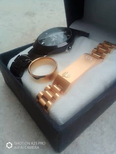 Urgent sale of Original Rolex bracelet,Aston Watch stainless steel