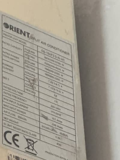 Orient 1.5 ton urgent sale
